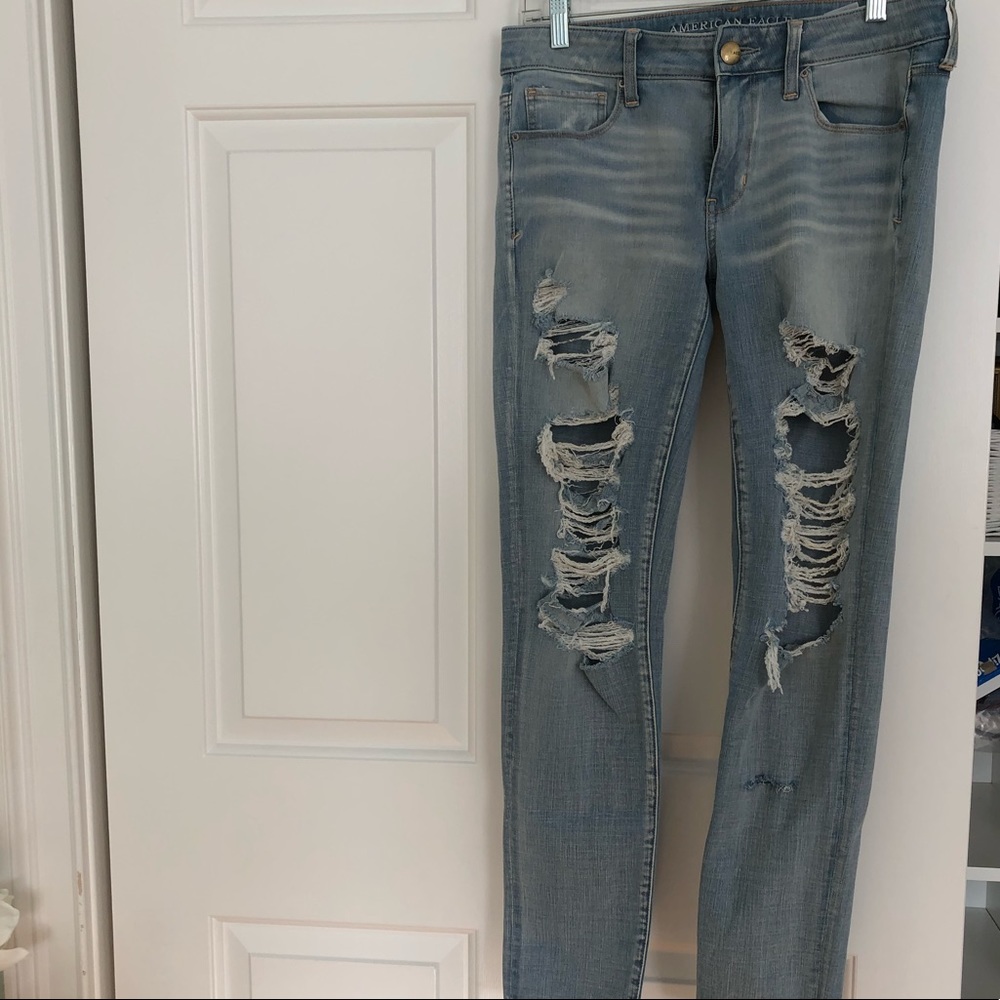 American Eagle Distressed Skinny Jeans